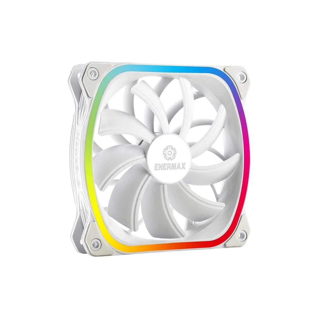 Кулер до корпусу Enermax SquA RGB White (UCSQARGB12P-W-SG) - фото 3 Кулер до корпусу Enermax SquA RGB White (UCSQARGB12P-W-SG) - фото 3