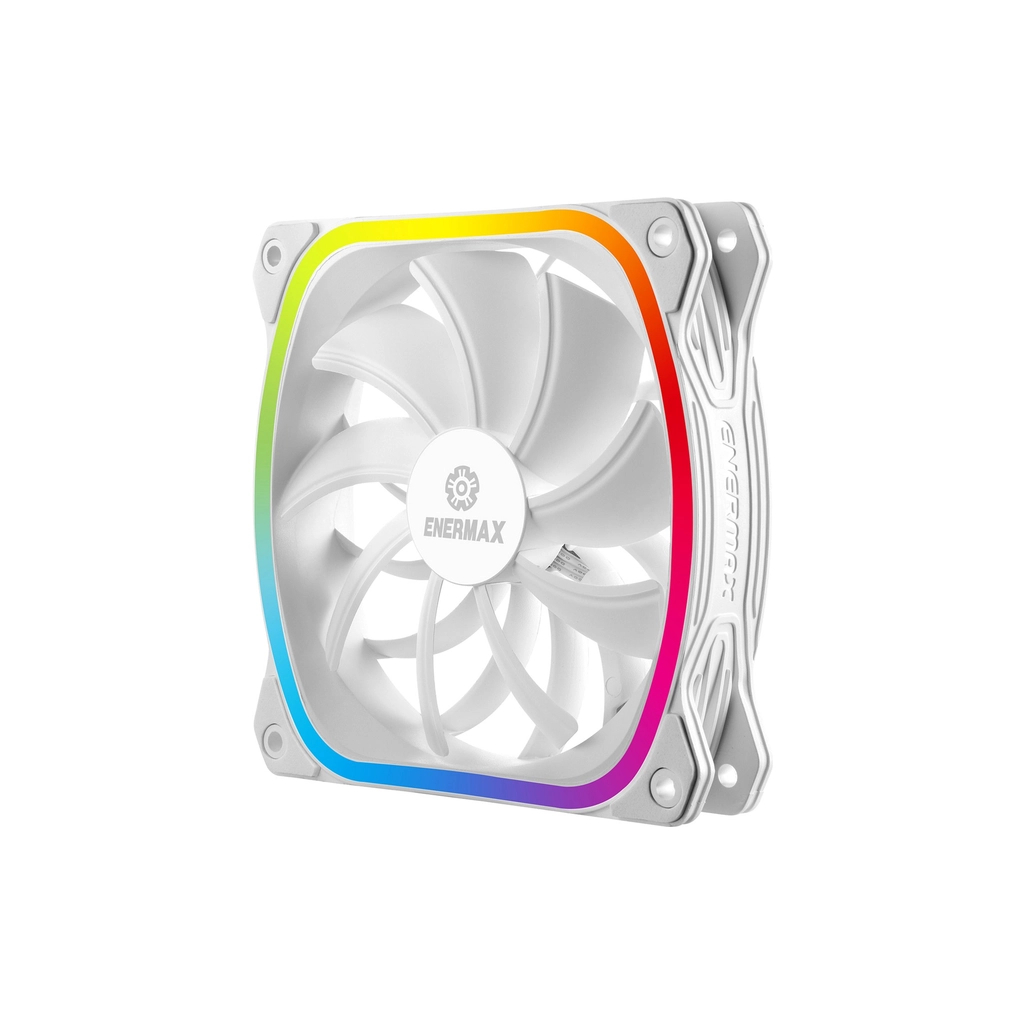 Кулер до корпусу Enermax SquA RGB White (UCSQARGB12P-W-SG) - фото 4 Кулер до корпусу Enermax SquA RGB White (UCSQARGB12P-W-SG) - фото 4