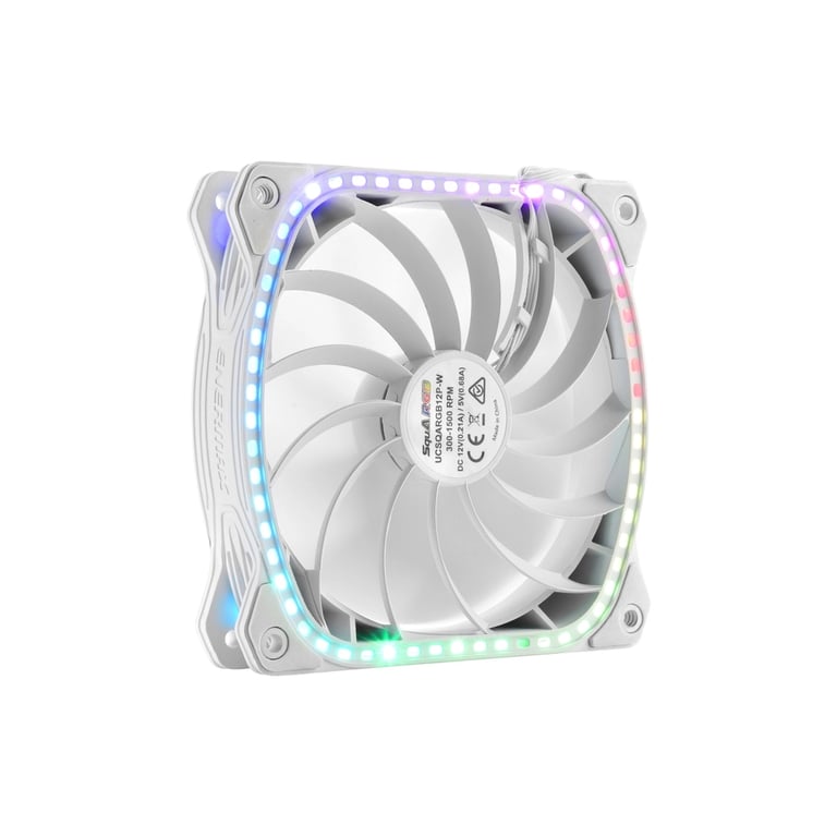 Кулер до корпусу Enermax SquA RGB White (UCSQARGB12P-W-SG) - фото 6