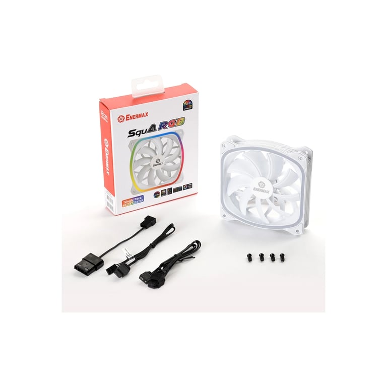 Кулер до корпусу Enermax SquA RGB White (UCSQARGB12P-W-SG) - фото 7