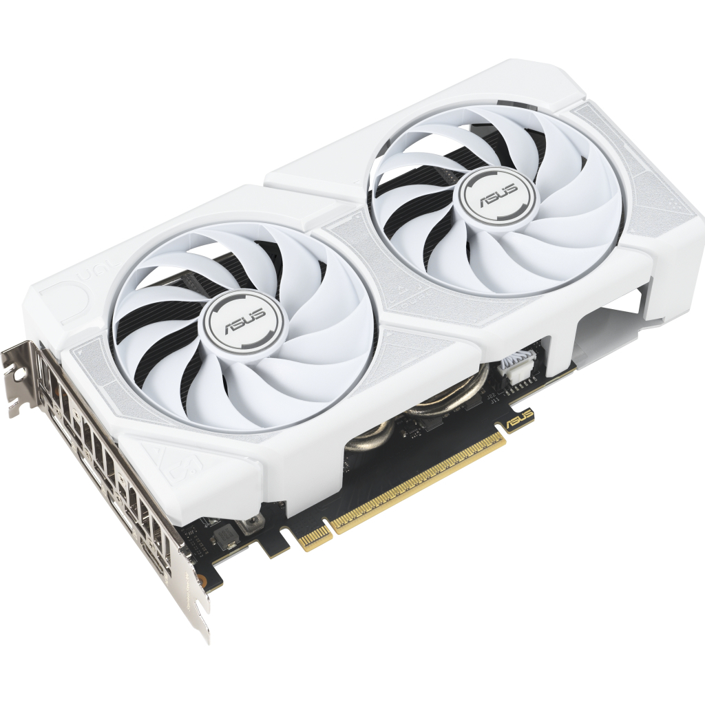 Відеокарта ASUS GeForce RTX5060Ti 16Gb DUAL WHITE OC (DUAL-RTX5060TI-O16G-WHITE) - фото 3 Відеокарта ASUS GeForce RTX5060Ti 16Gb DUAL WHITE OC (DUAL-RTX5060TI-O16G-WHITE) - фото 3