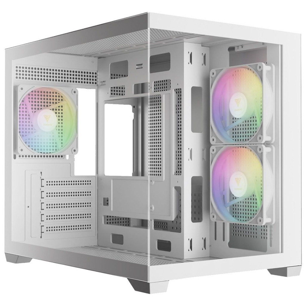 Корпус для ПК Gamdias AURA GC10M V2 WH ARGB (4711514503166) - фото 1