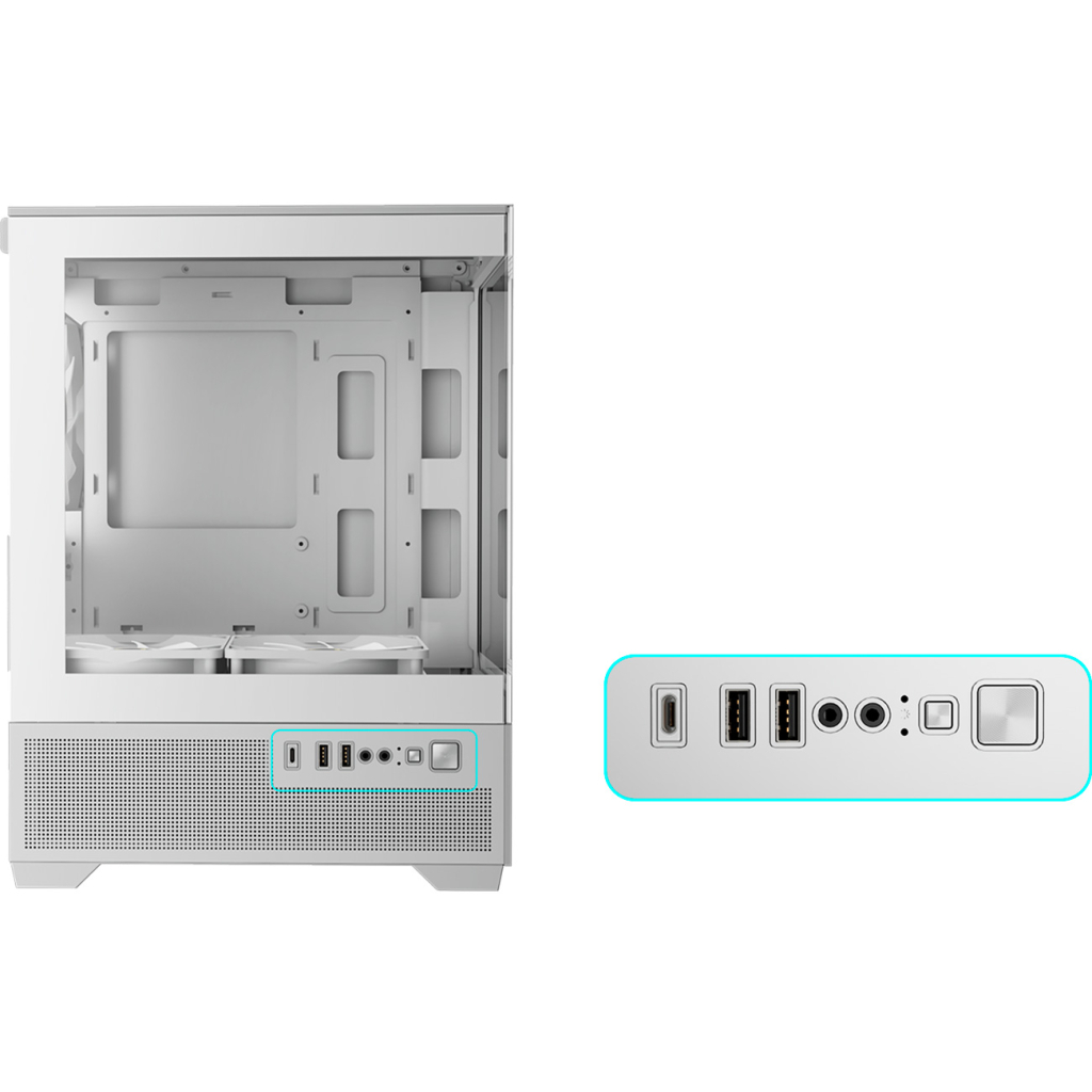 Корпус Gamdias AURA GC9M ELITE WH ARGB (4711514503142) - фото 8 Корпус Gamdias AURA GC9M ELITE WH ARGB (4711514503142) - фото 8