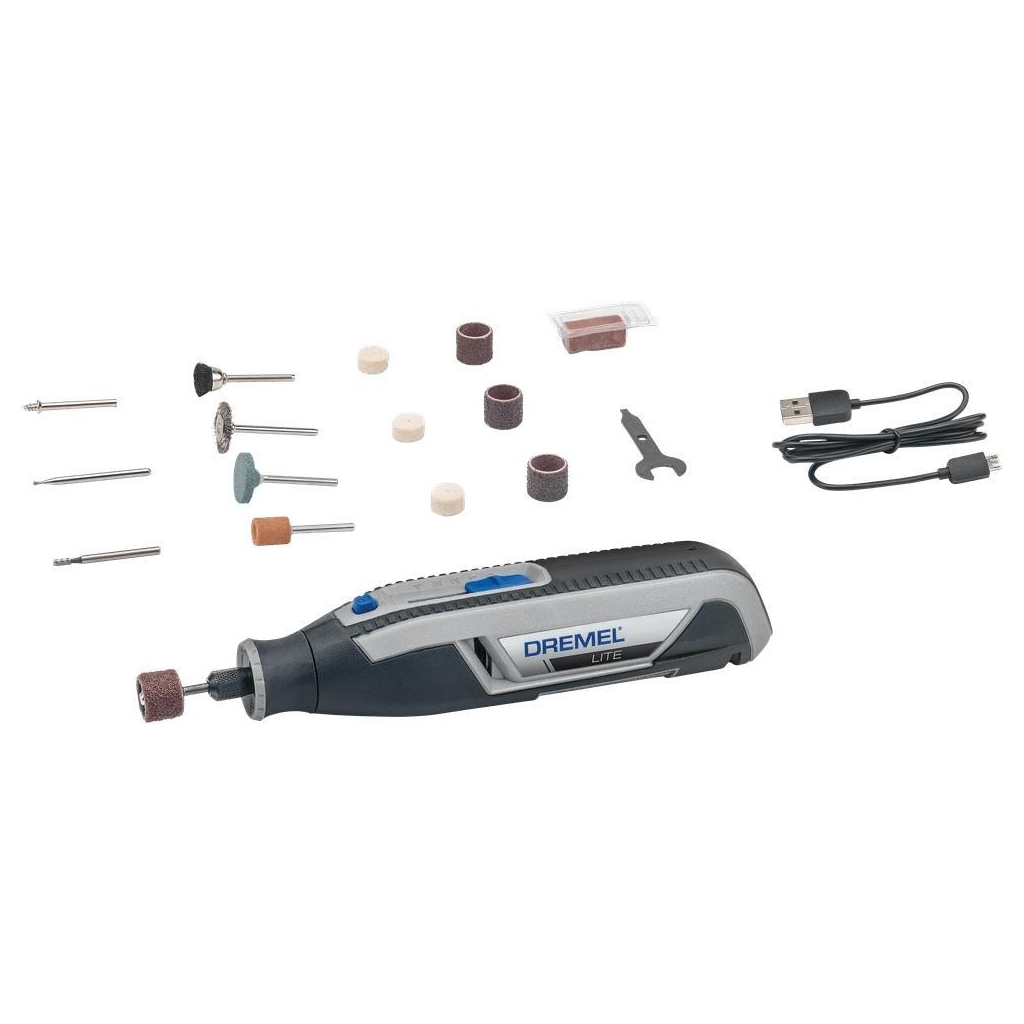 Гравер Dremel 7760-15 3.6V, 2Ah, 8000-25000об/хв, 15 насадок, 195см (F.013.776.0JA) - фото 1 Гравер Dremel 7760-15 3.6V, 2Ah, 8000-25000об/хв, 15 насадок, 195см (F.013.776.0JA) - фото 1
