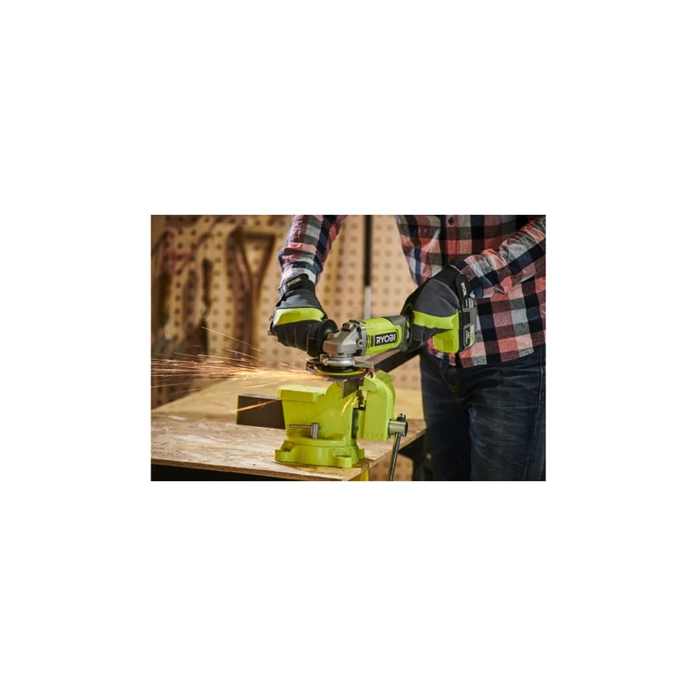 Шліфувальна машина Ryobi ONE+ RAG18125-1C40S 125мм, 18V, 1х4А·год 9000об/хв, сумка (5133005643) - фото 2