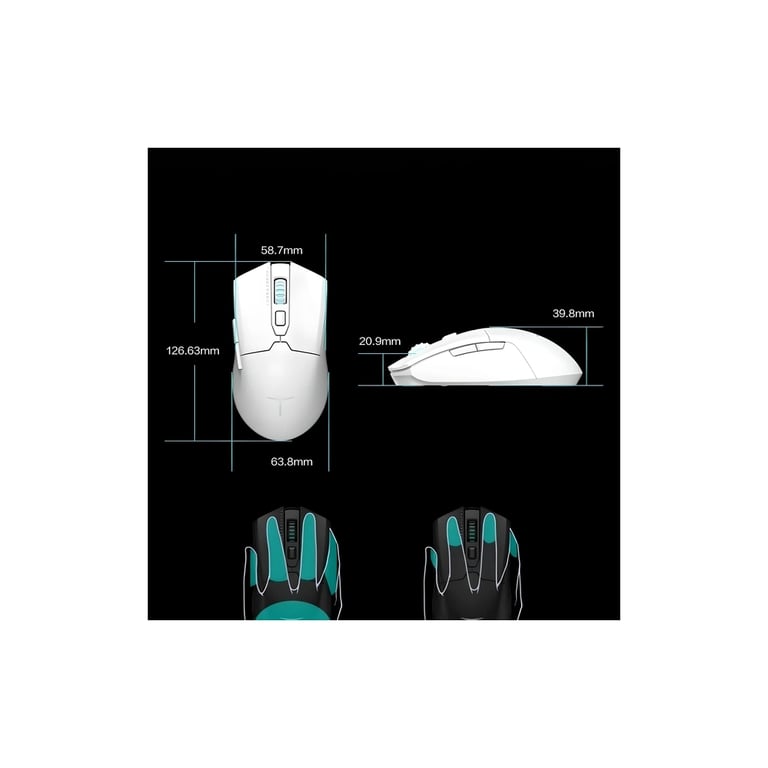 Мишка Thunderobot ML602 SE Dual Mode wireless (ML602SE) - фото 7
