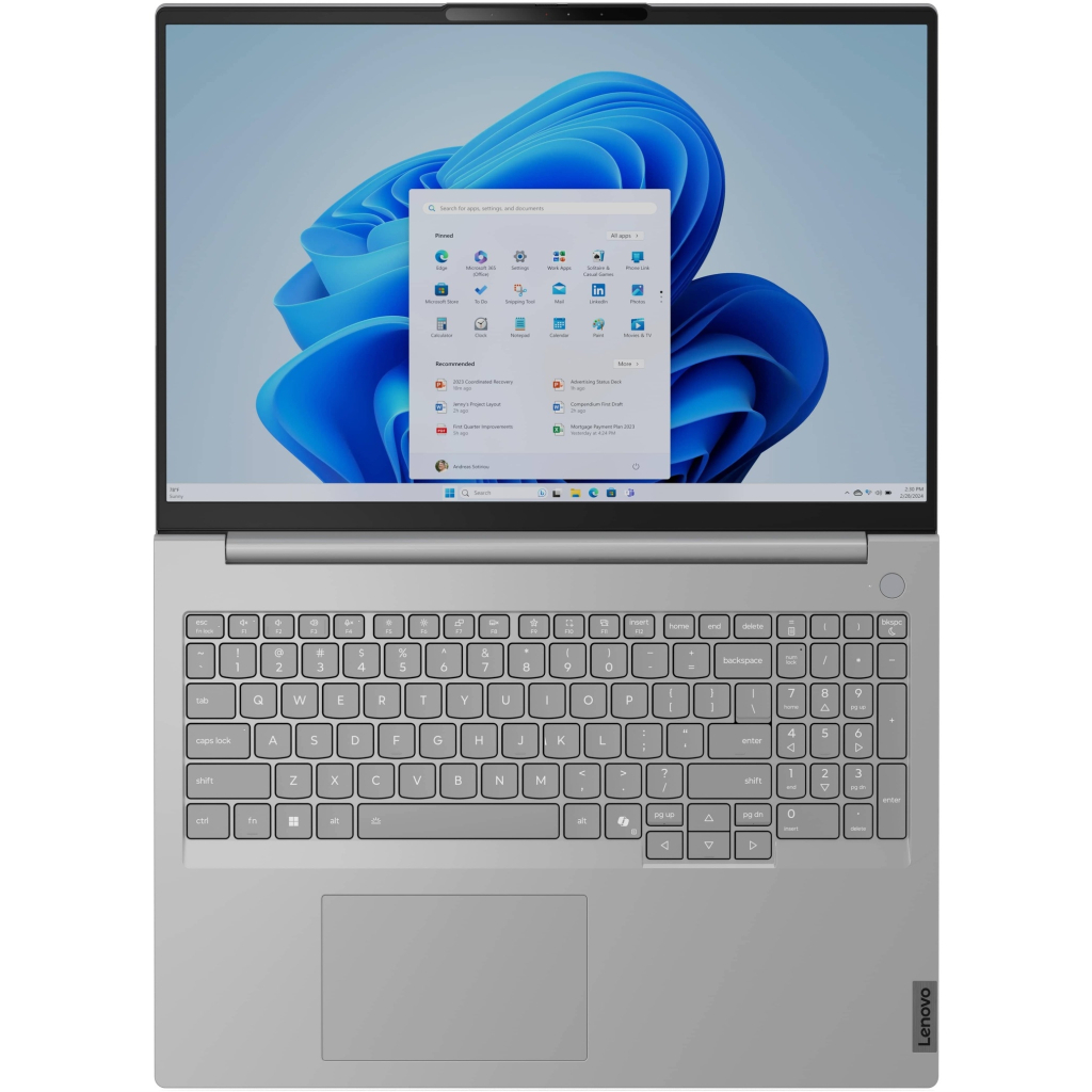 Ноутбук Lenovo ThinkBook 16 G8 IRL (21SH00K5RA) - фото 4 Ноутбук Lenovo ThinkBook 16 G8 IRL (21SH00K5RA) - фото 4