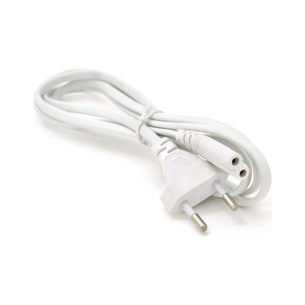 Кабель живлення C7 1.5m 0.5mm2 white Voltronic (PC-184CEE7/16-C7-CCA-1,5) Кабель живлення C7 1.5m 0.5mm2 white Voltronic (PC-184CEE7/16-C7-CCA-1,5)
