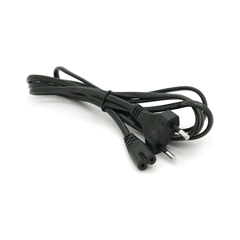 Кабель живлення C7 1.8m 0.5mm2 black Voltronic (PC-184/2 CEE7/16-C7-CCA18) - фото 1