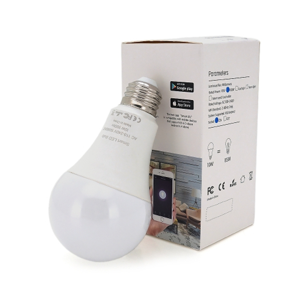 Розумна лампочка YOSO WI-FI RGB E27 (SmartBulb7RGB) - фото 1