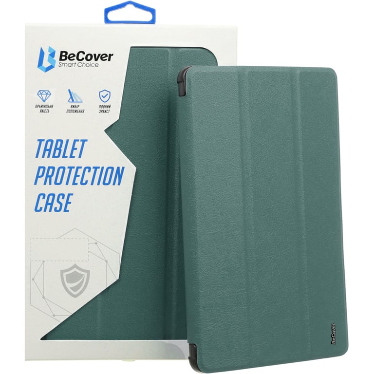 Чохол до планшета BeCover Soft Edge with Apple Pencil Holder iPad Mini 7 2024 Dark Green (712466) - фото 7