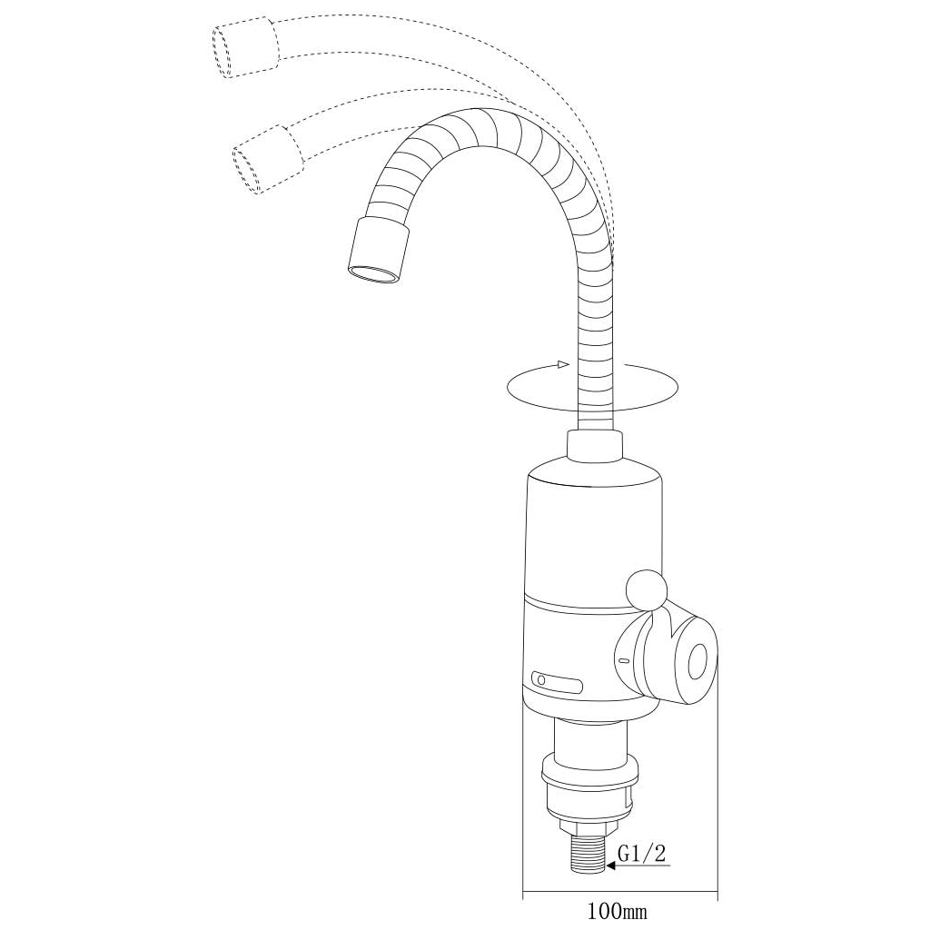 Проточний водонагрівач AQUATICA NZ 3.0кВт 0.4-5бар для кухн (9797143) - фото 2 Проточний водонагрівач AQUATICA NZ 3.0кВт 0.4-5бар для кухн (9797143) - фото 2