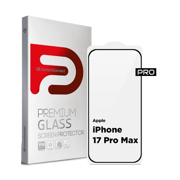 Скло захисне Armorstandart Pro Apple iPhone 17 Pro Max (ARM86212) - фото 1