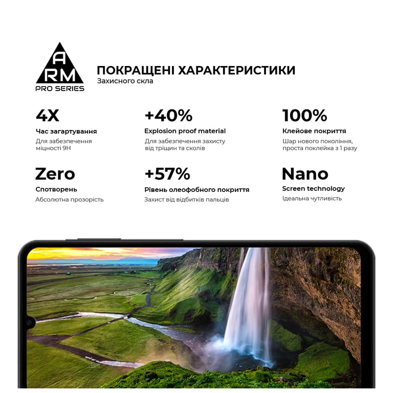 Скло захисне Armorstandart Pro Samsung A07 4G (ARM86511) - фото 5