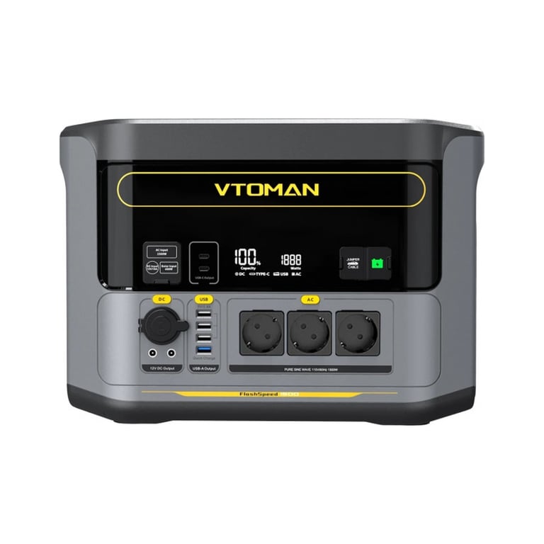Зарядна станція Vtoman FlashSpeed 1500 PB-58 1500W 1548Wh (FlashSpeed 1500) - фото 1