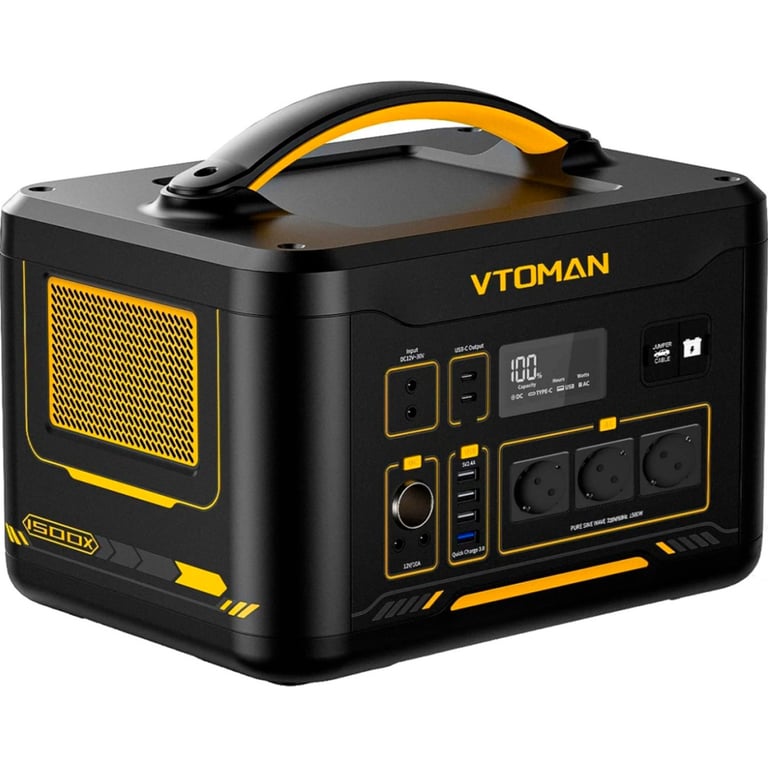 Зарядна станція Vtoman Jump 1500X PB-22 1500W 828Wh (Jump 1500X) - фото 2