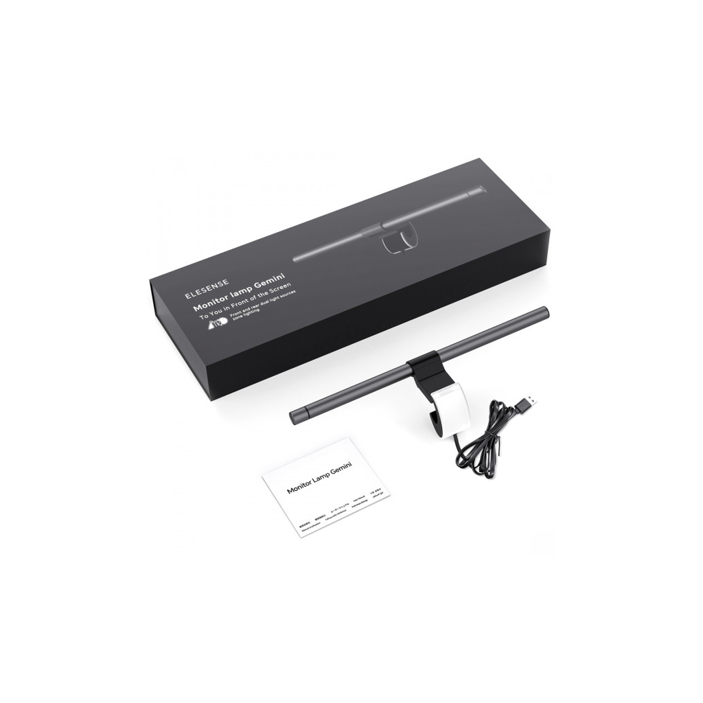 Настільна лампа Choetech Monitor backlight + Elesense backlight, 90+48 LED, 7W (E1132-GY) - фото 6 Настільна лампа Choetech Monitor backlight + Elesense backlight, 90+48 LED, 7W (E1132-GY) - фото 6