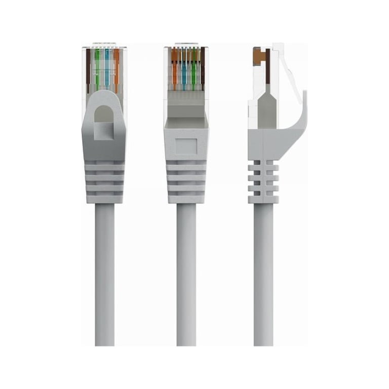 Патч-корд 5м UTP cat 6 CU gray Cablexpert (PP6U-CU-5M) - фото 1
