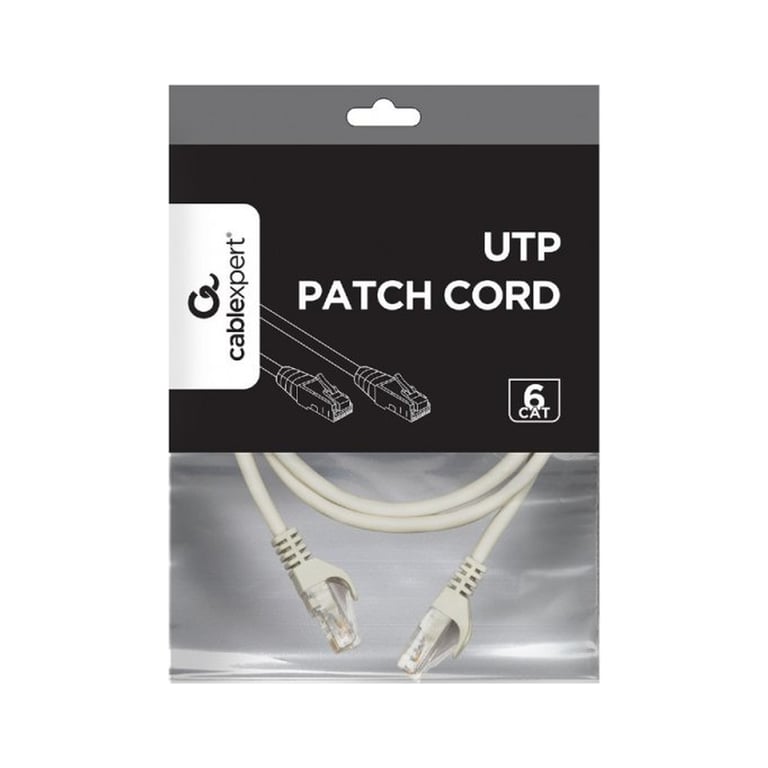 Патч-корд 5м UTP cat 6 CU gray Cablexpert (PP6U-CU-5M) - фото 2
