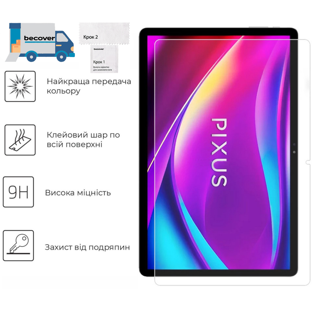 Скло захисне BeCover Pixus Combo 10.95" (713701) - фото 2 Скло захисне BeCover Pixus Combo 10.95" (713701) - фото 2