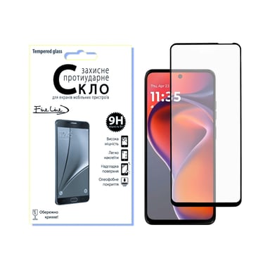 Скло захисне Fine Line Full Glue Motorola G15 / G15 Power Black (FL-TGFG-397)