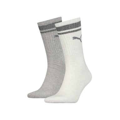 Шкарпетки Puma Crew Heritage Stripe Unisex 261058001-002 світло-сірий 43-46 (8718824801063) - фото 1