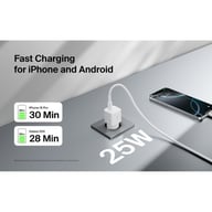 Зарядний пристрій Belkin USB-C PD25W PPS white (WCA012KQWH) - фото 6