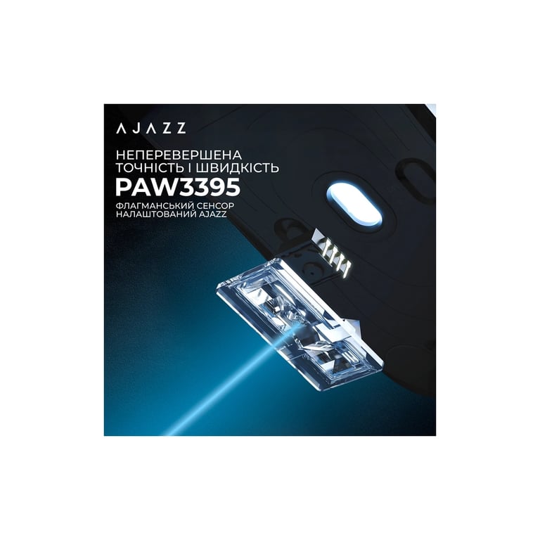 Мишка Ajazz AJ159PRO Wireless/Bluetooth/USB Charging Dock Black (AJ159-PRO-B) - фото 7