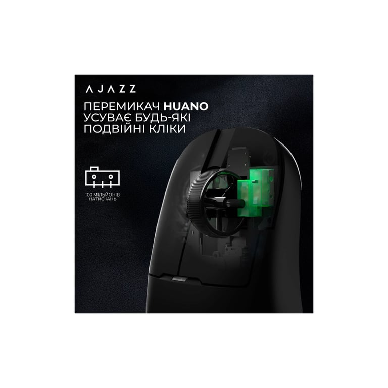 Мишка Ajazz AJ159PRO Wireless/Bluetooth/USB Charging Dock Black (AJ159-PRO-B) - фото 9