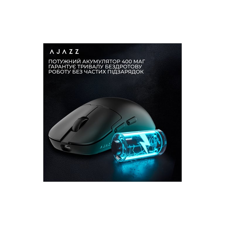 Мишка Ajazz AJ159PRO Wireless/Bluetooth/USB Charging Dock Black (AJ159-PRO-B) - фото 10