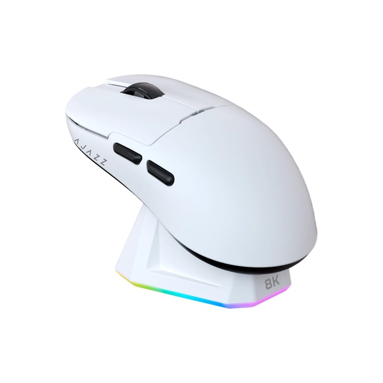 Мишка Ajazz AJ159PRO Wireless/Bluetooth/USB Charging Dock White (AJ159-PRO-W) - фото 1