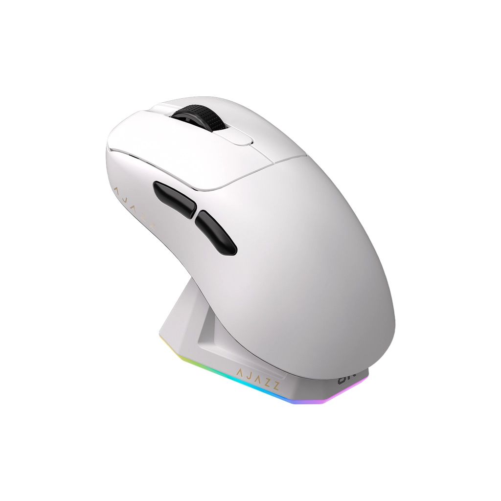 Мишка Ajazz AJ179PRO Wireless/Bluetooth/USB Charging Dock White (AJ179-PRO-W) - фото 1