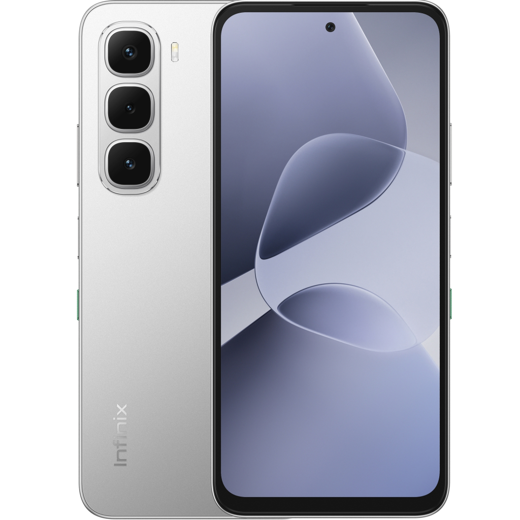 Мобільний телефон Infinix Hot 60i 4/128Gb Titanium Silver (4894947093579) - фото 1 Мобільний телефон Infinix Hot 60i 4/128Gb Titanium Silver (4894947093579) - фото 1