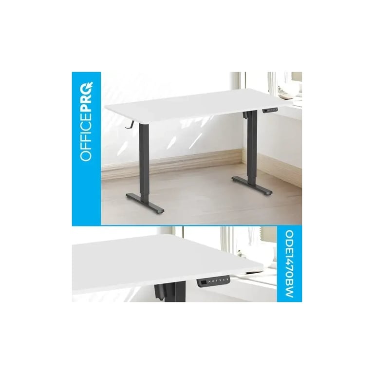 Комп’ютерний стіл OfficePro ODE1670WB White/Black (ODE1670WB)