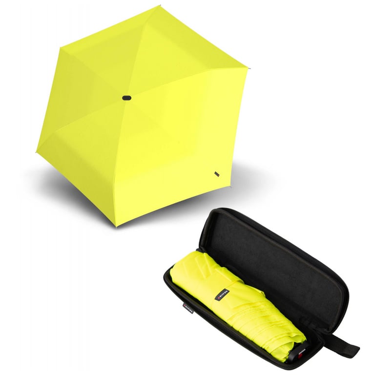 Парасоля Knirps X4U Ultra Light Slim Manual Neon Yellow (Kn95-6030-8800) - фото 1