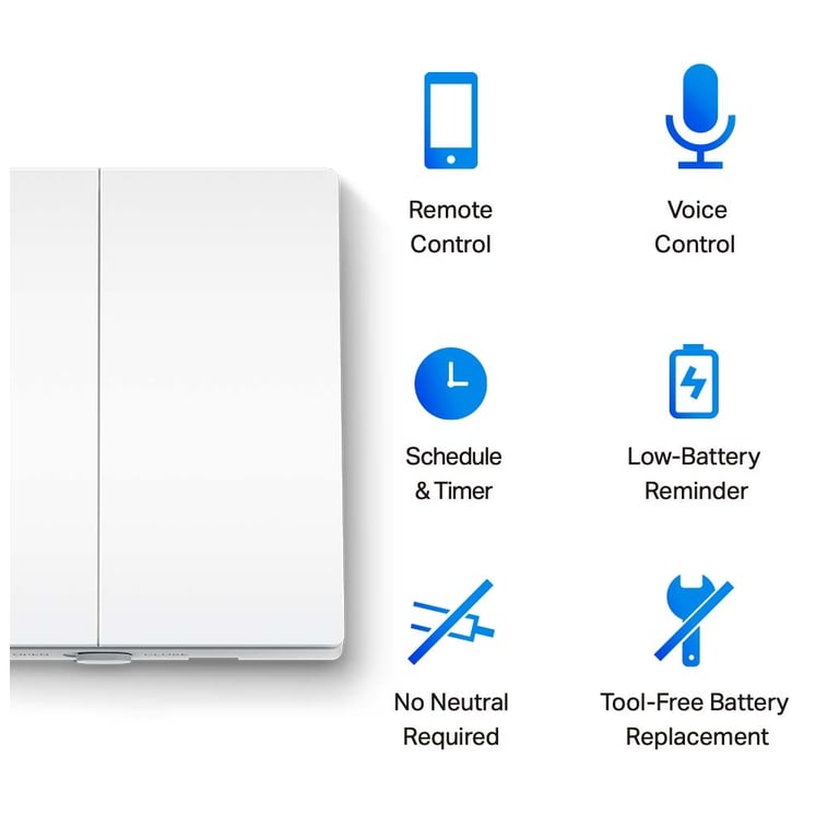 Розумний вимикач TP-Link Tapo S220 868 MHz 250V 4A (TAPO-S220) - фото 4