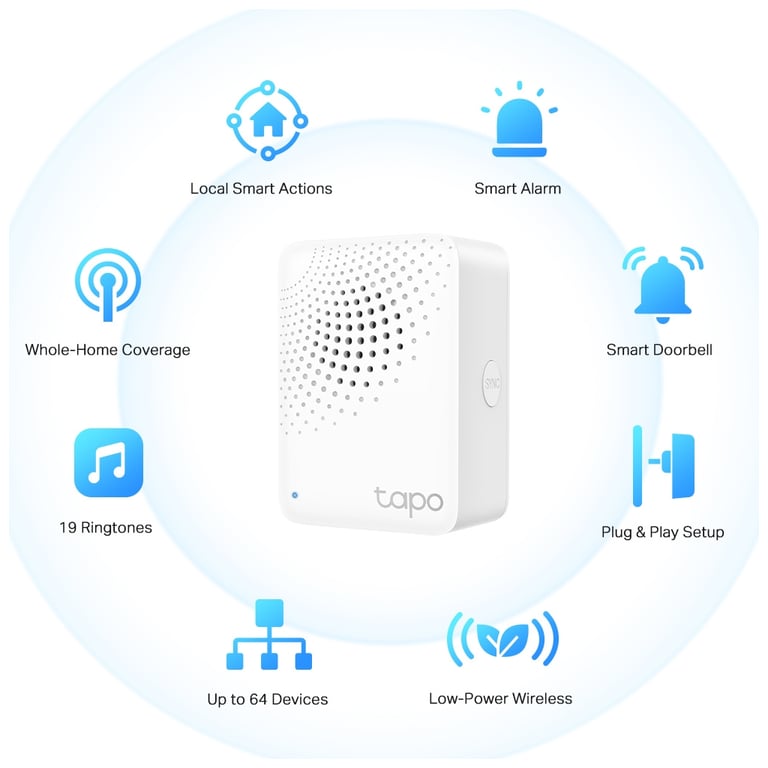 Модуль управління розумним будинком TP-Link Tapo H100 (TAPO-H100) - фото 2