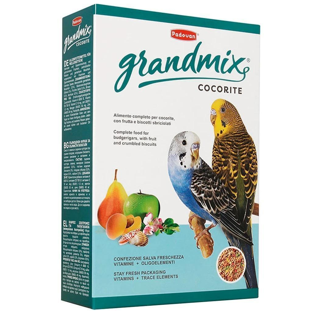 Корм для птахів Padovan Grandmix Cocorite для маленьких папуг (хвилястих) 400 г (8001254002767) - фото 1