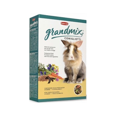 Корм для гризунів Padovan GrandMix Coniglietti для кроликів 850 г (8001254001890) - фото 1