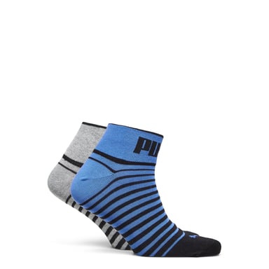 Шкарпетки Puma Unisex Quarter 2P 101002001-020 синій, сірий, чорний 39-42 (8718824798462) - фото 1