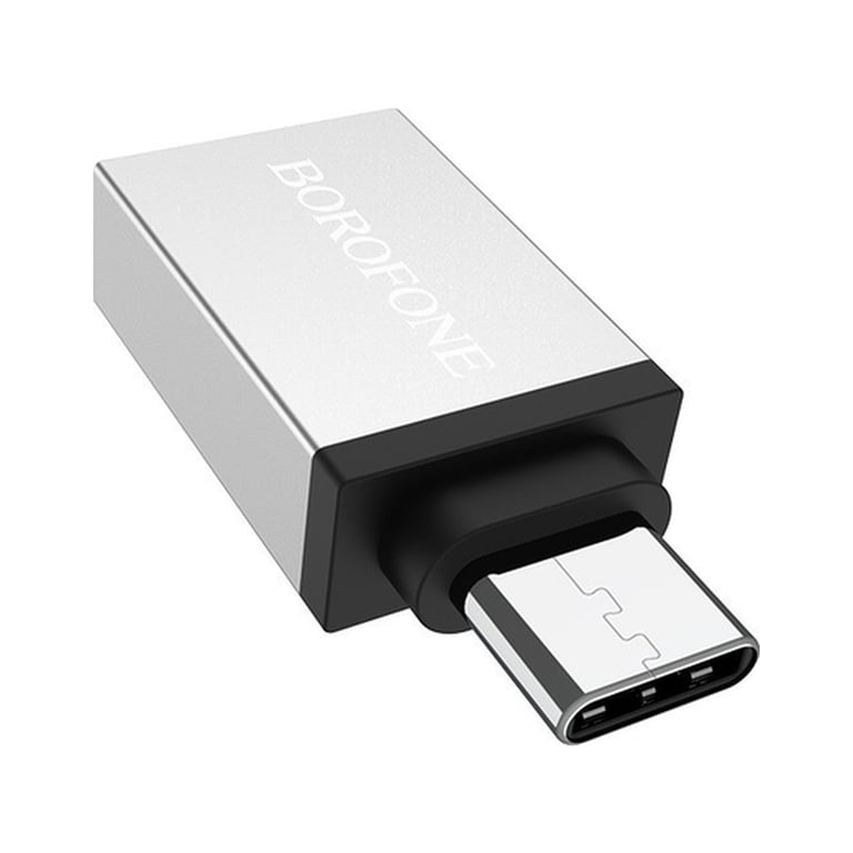 Перехідник OTG USB 3.0 AF to USB-C BOROFONE (6957531090328) - фото 2
