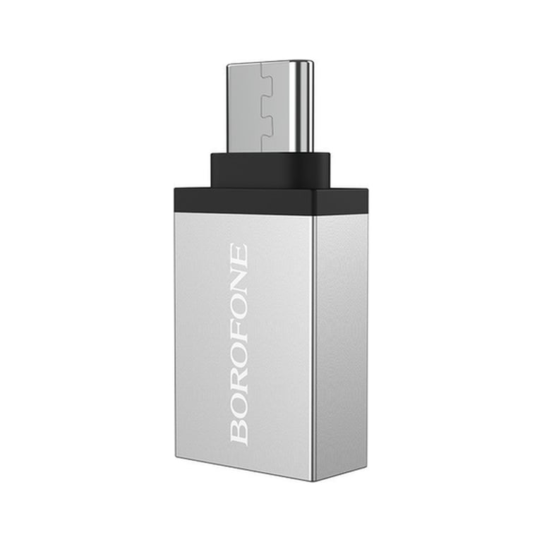 Перехідник OTG USB 3.0 AF to USB-C BOROFONE (6957531090328) - фото 3