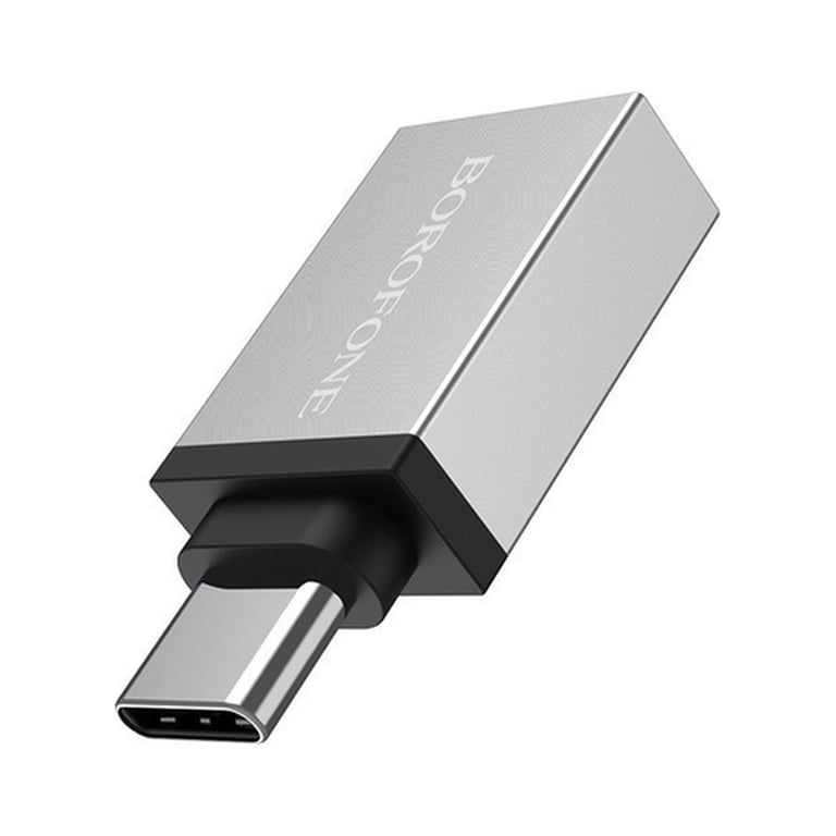 Перехідник OTG USB 3.0 AF to USB-C BOROFONE (6957531090328) - фото 4