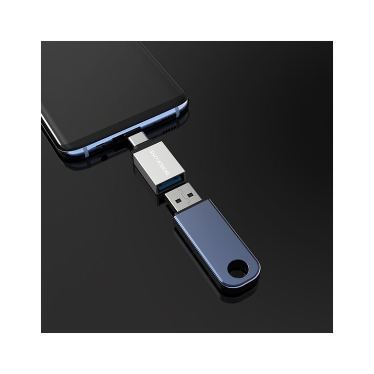 Перехідник OTG USB 3.0 AF to USB-C BOROFONE (6957531090328) - фото 5