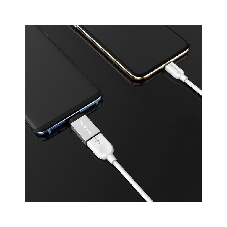 Перехідник OTG USB 3.0 AF to USB-C BOROFONE (6957531090328) - фото 6
