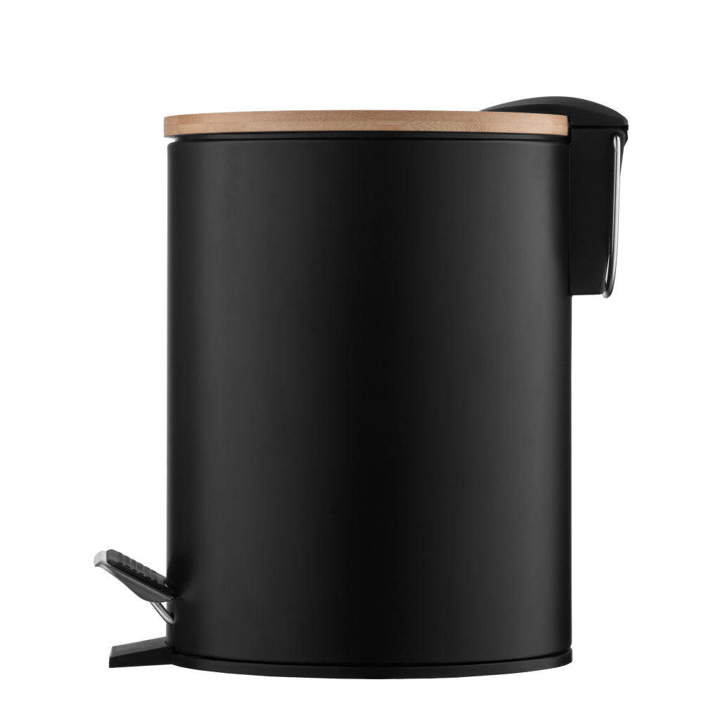 Контейнер для сміття Ardesto Minimalism З педаллю Чорний 3 л (ARHB3601BB) - фото 5 Контейнер для сміття Ardesto Minimalism З педаллю Чорний 3 л (ARHB3601BB) - фото 5