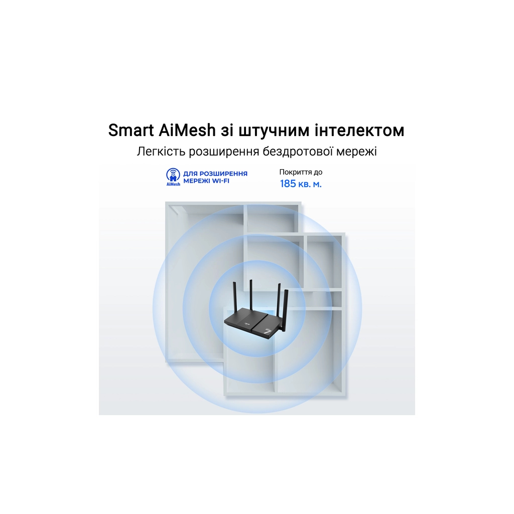 Маршрутизатор ASUS RT-BE50 (90IG09U0-MO3S00) - фото 6 Маршрутизатор ASUS RT-BE50 (90IG09U0-MO3S00) - фото 6