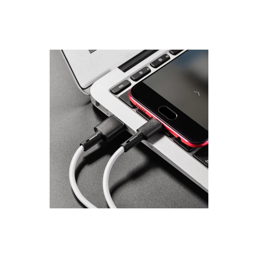 Дата кабель USB 2.0 AM to Micro 5P 1.0m silicone white BOROFONE (6931474710383) - фото 4 Дата кабель USB 2.0 AM to Micro 5P 1.0m silicone white BOROFONE (6931474710383) - фото 4