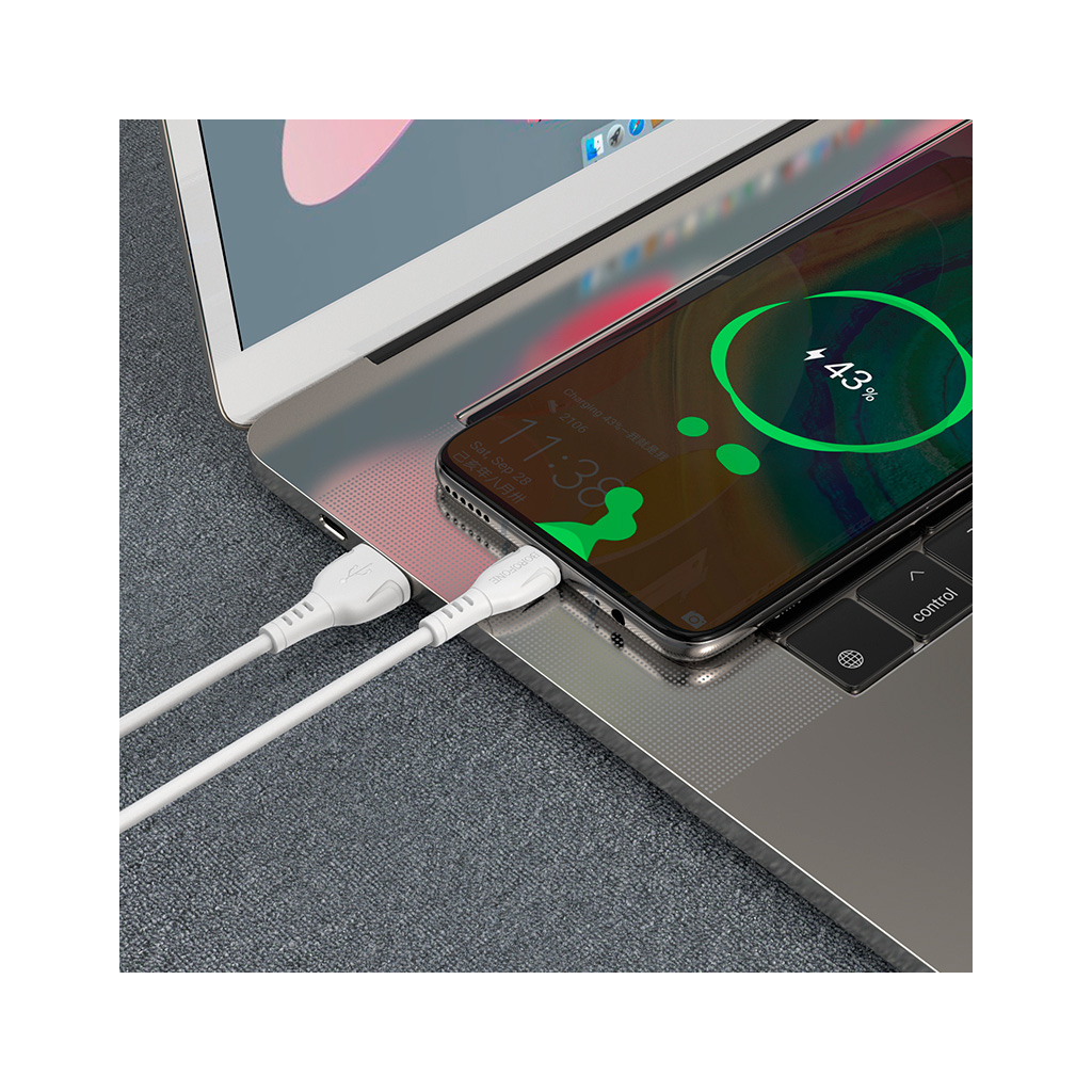 Дата кабель USB 2.0 AM to Micro 5P 1.0m 2.4A black BOROFONE (6931474743916) - фото 4 Дата кабель USB 2.0 AM to Micro 5P 1.0m 2.4A black BOROFONE (6931474743916) - фото 4