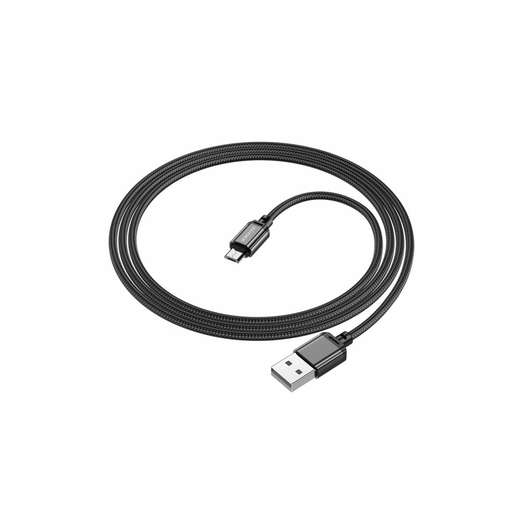 Дата кабель USB 2.0 AM to Micro 5P 1.0m black BOROFONE (6974443389029) - фото 2 Дата кабель USB 2.0 AM to Micro 5P 1.0m black BOROFONE (6974443389029) - фото 2